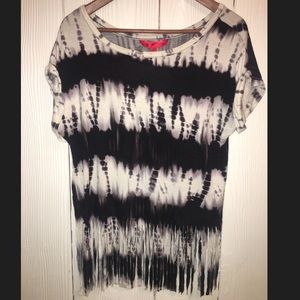 Tiedye fringe top
